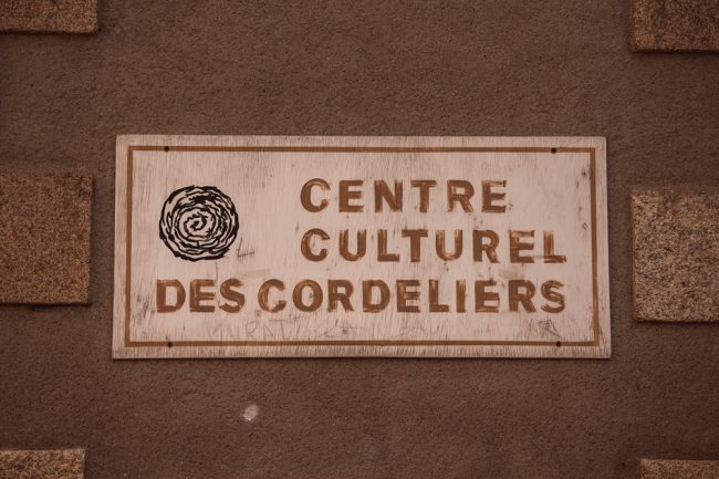 panneau Centre Culturel des Cordeliers